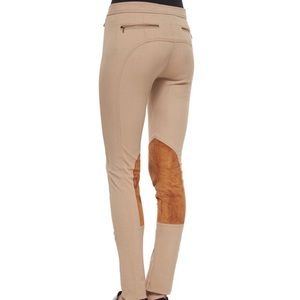 Derek Lam Twill Jodhpurs Leggings, Camel Sz 0